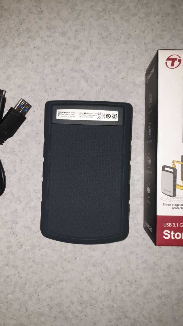 Зовнішній жорсткий диск 2.5" 4TB Transcend (TS4TSJ25H3P)