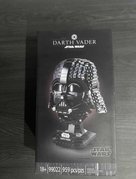 klocki hełm darth vader jak lego nowy