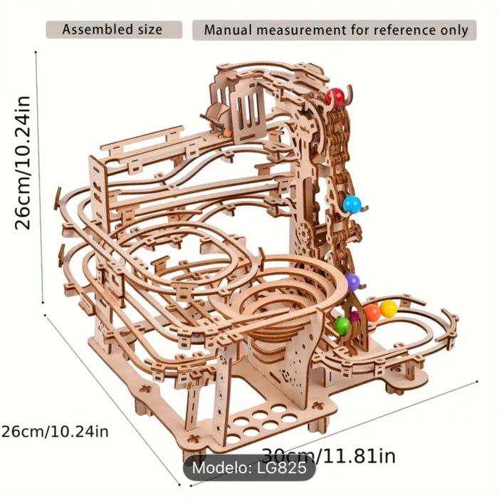 Puzzle de Madeira 3D