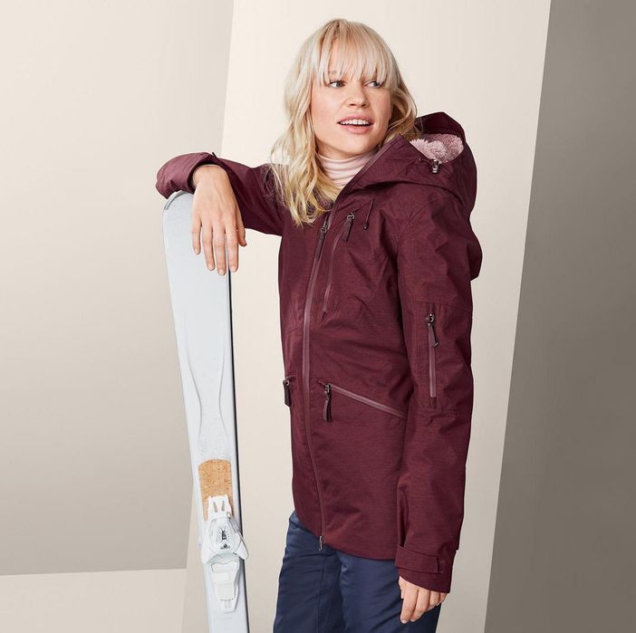 TCM Tchibo Куртка зимова/лижня бордового кольору. Німеччина 
Куртка ли