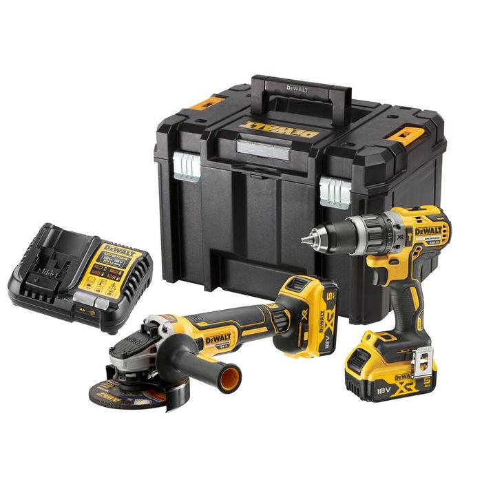 Elektronarzędzia wkrętarka szlifierka 18V DCD796N DCG405N 2x5Ah DeWalt
