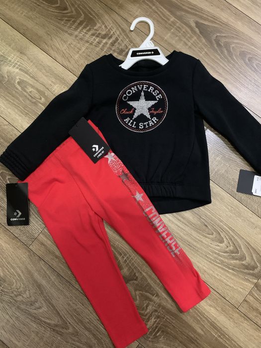 Костюм , кофта,лосіни для дівчинки Next, Converse, next, розмір 24 міс