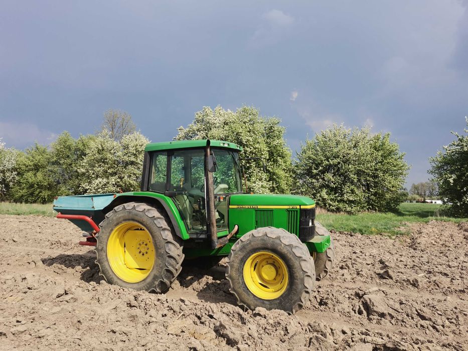 John Deere 6410 PowerQuad 40km/h Renault Ares ehr case mxu fotelpneuma