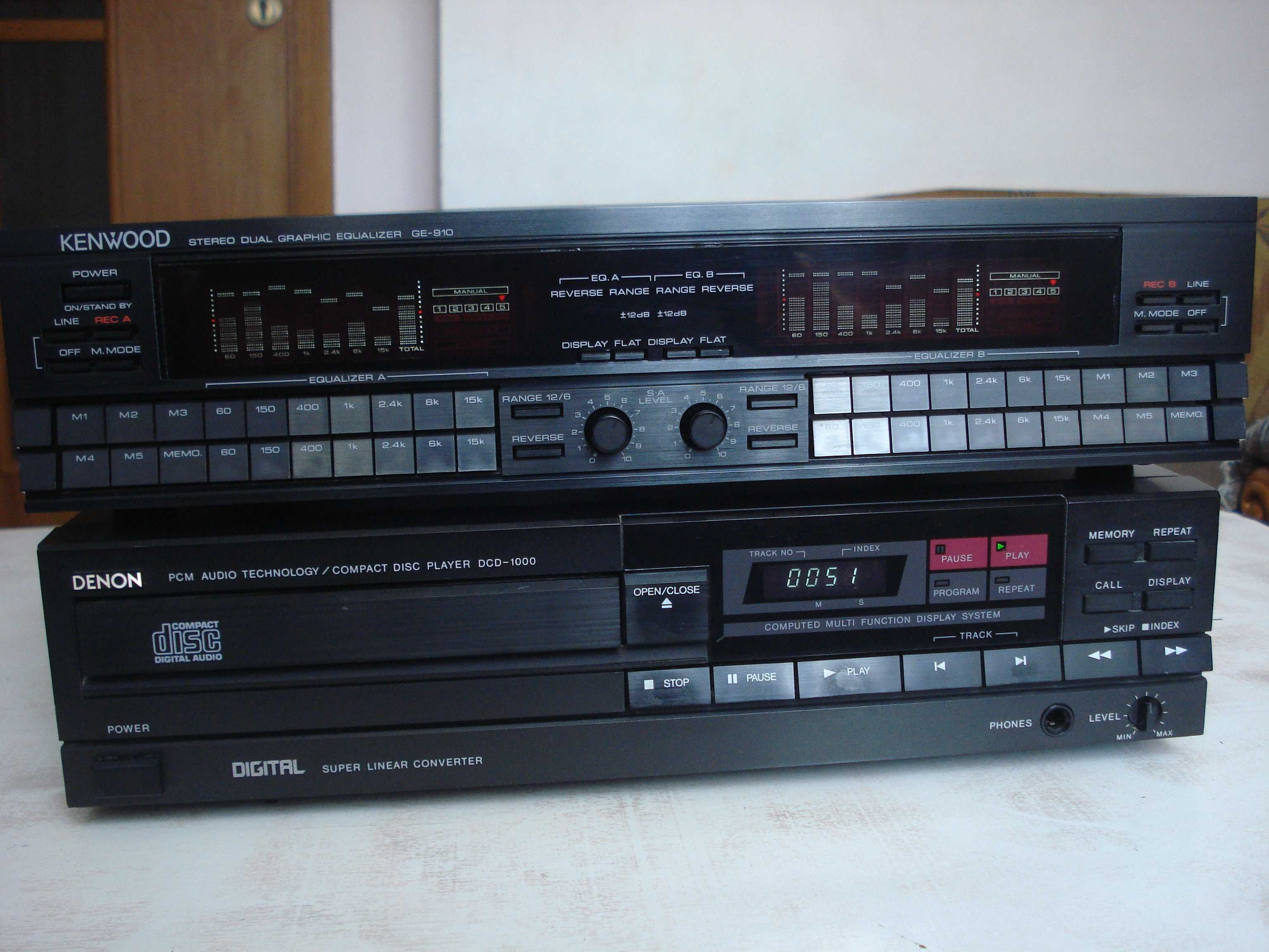 Еквалайзер "Kenwood" GE-4030, GE-910, підсил. KA-5700