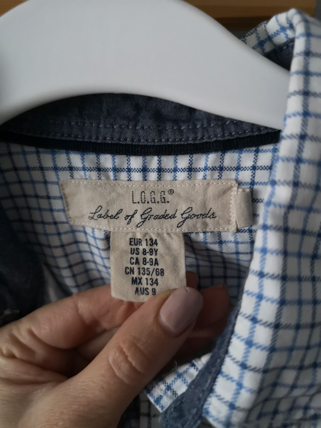 Koszula krata H&M roz 134
