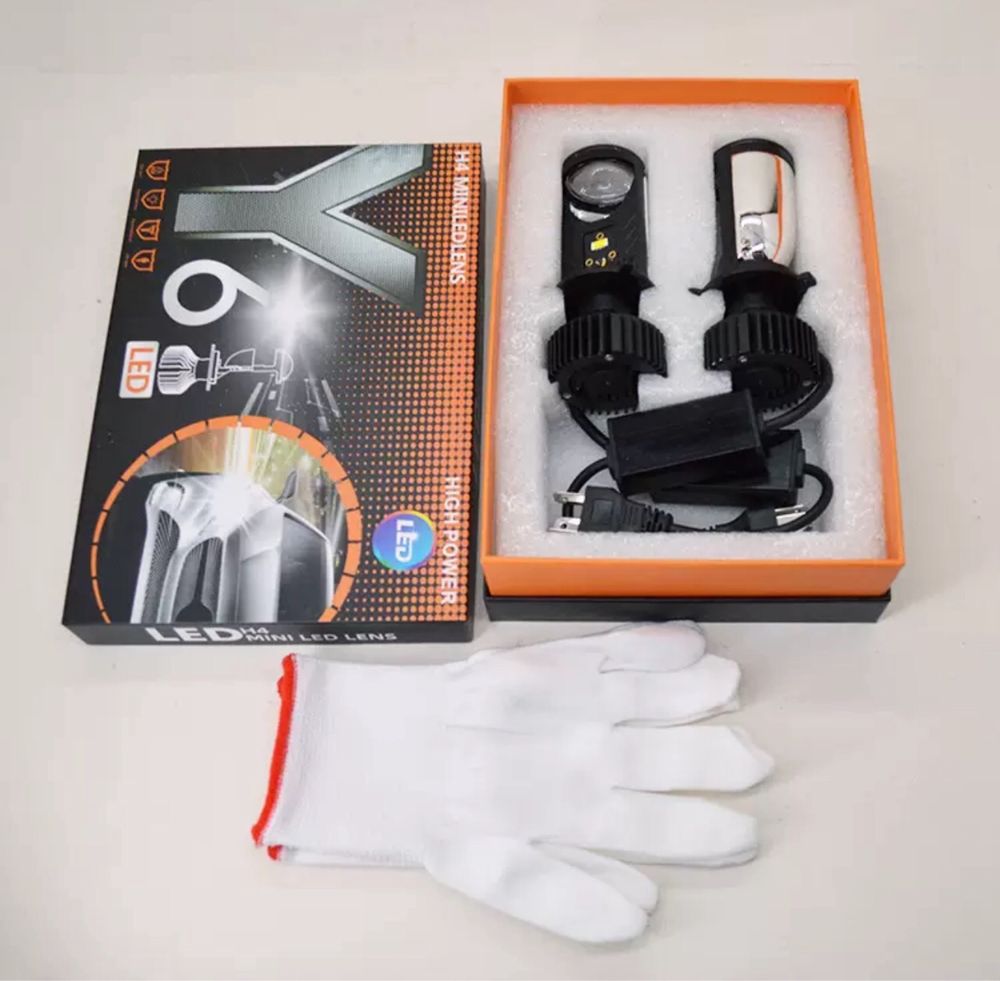 Міні BI-LED лінзи Y6 H4 50/80W 12-24V КОМПЛЕКТ 600 гр. БЕЗ ПРЕДОПЛАТ!