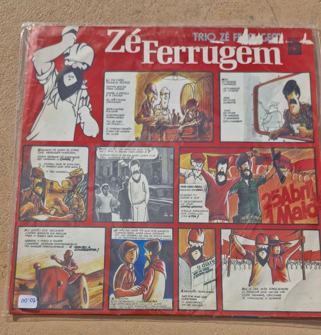 Álbum vinil Zé Ferrugem