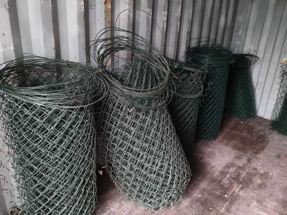 Siatka ogrodzeniowa powlekana zielona