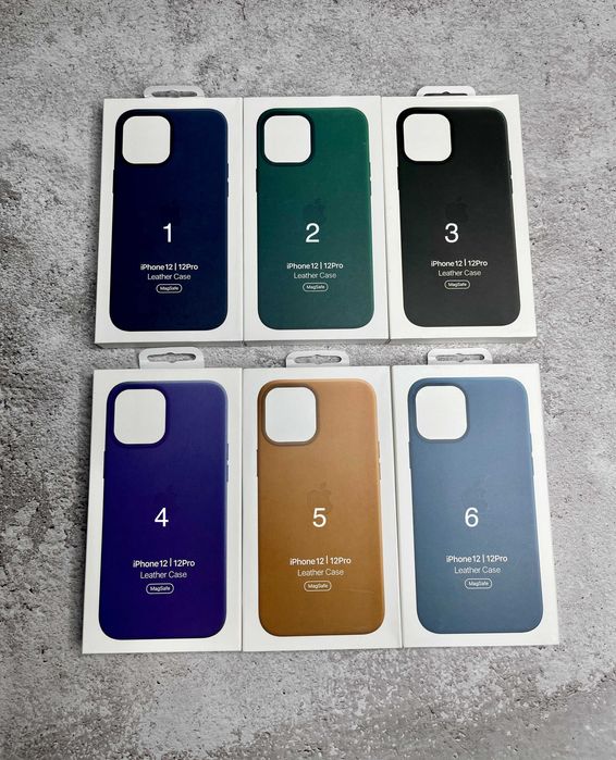 Чохол Leather Case MagSafe + Animation iPhone 12 12 Pro Max чехол
