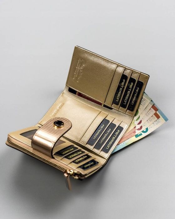 elegancki, skórzany portfel damski - peterson