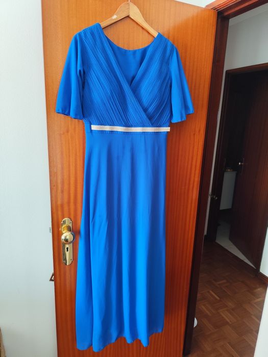 Vestido de cerimónia azul