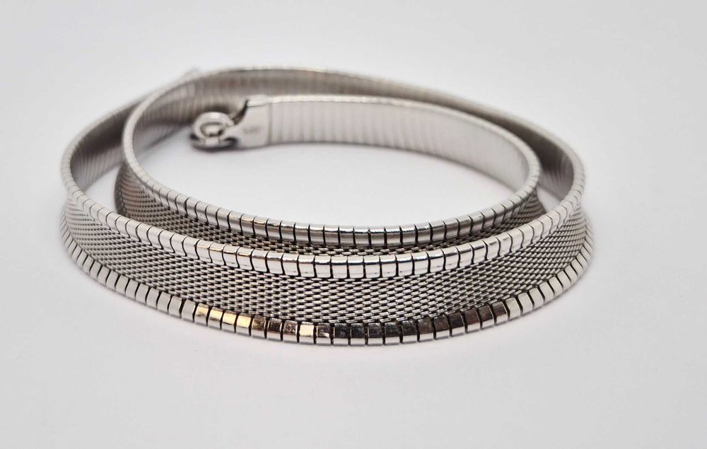 Łańcuszek srebrny, naszyjnik, 45,14g, srebro 925,Komis Jasło Czackiego