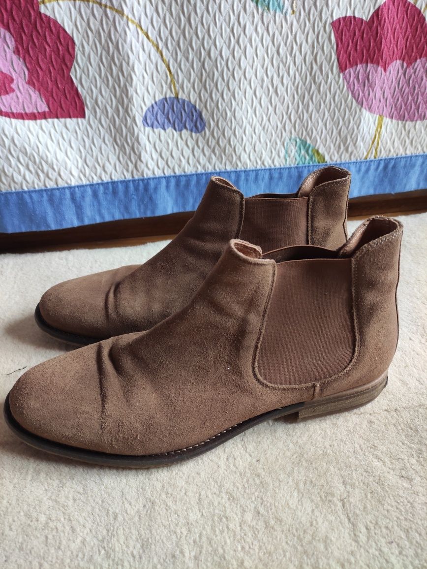 Botas castanhas/camel