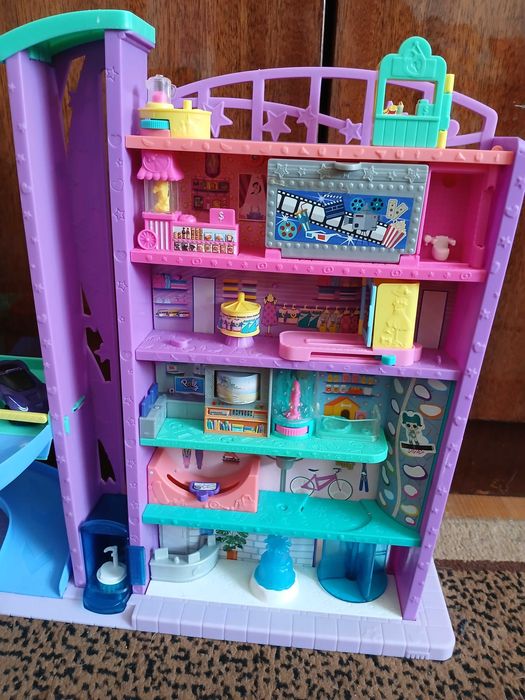 лот набір іграшок торговий центр з ліфтом будинок для ляльок