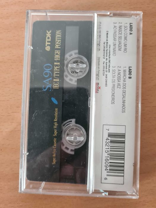 Cassete áudio "O Melhor de Delfins"