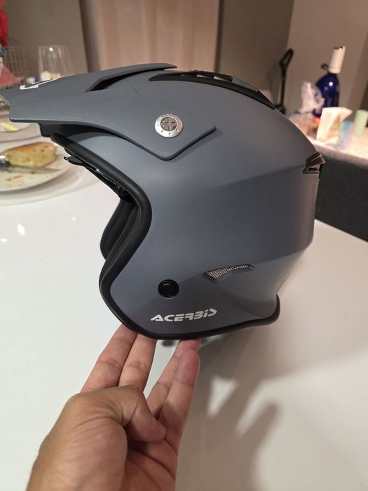 Capacete Acerbis cinza