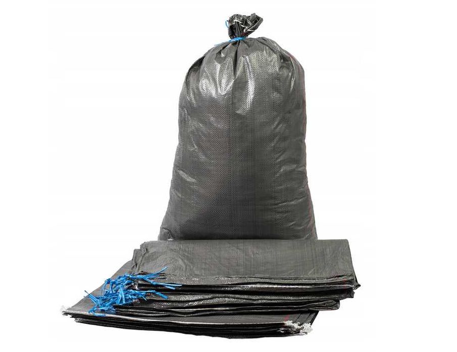 Mocne Worki Worek PP na wegiel gruz zboże 30kg z zaciągiem 100szt