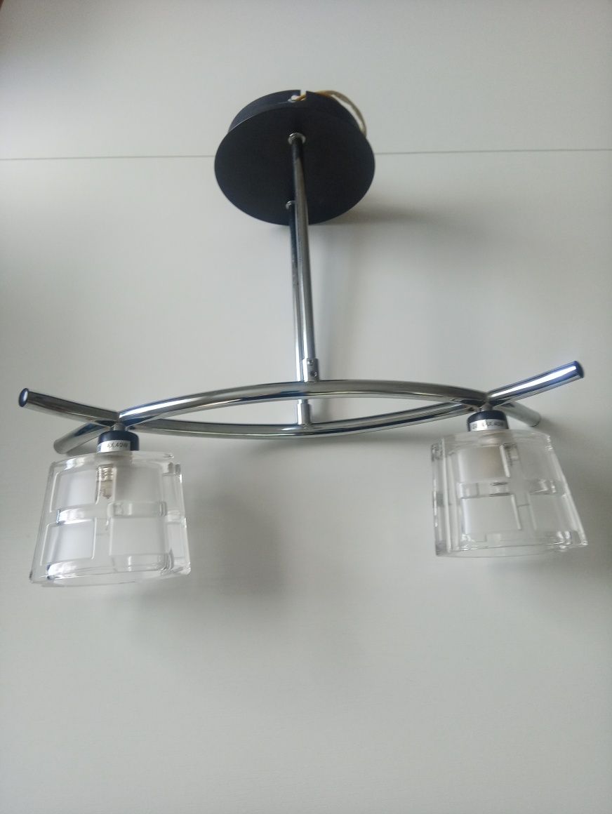 Lampa z dwoma kloszami