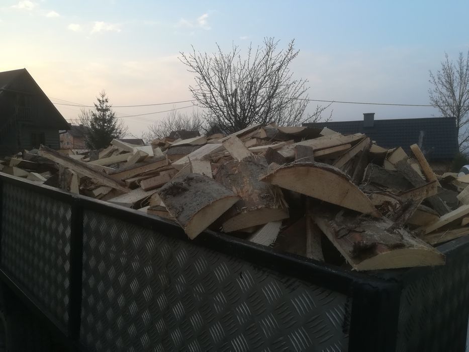 Drewno OPAŁOWE IGLASTE OKRAJKI Zrzynki ozpałka