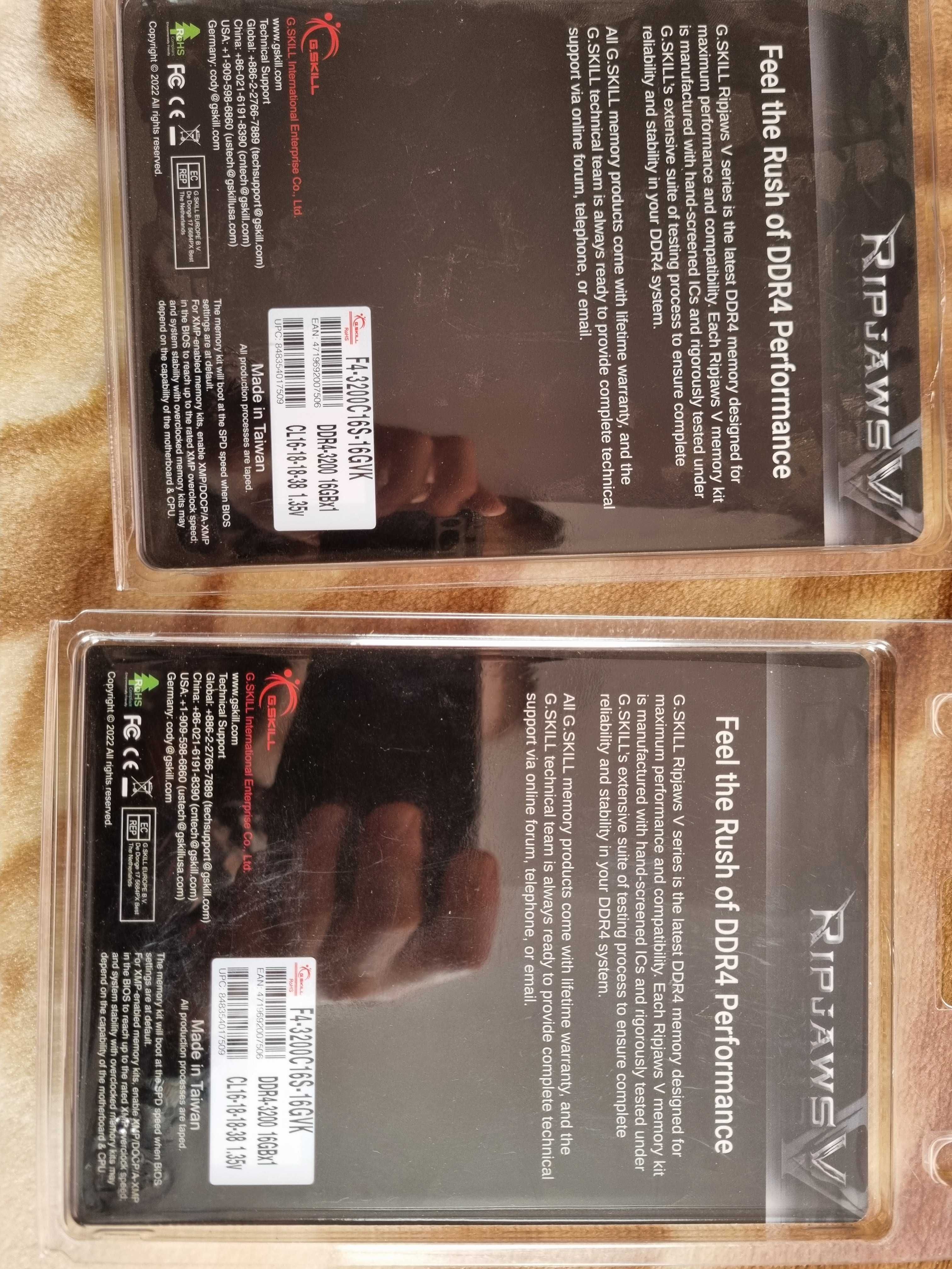 ОЗП G.Skill Ripjaws V DDR4 3200Mhz(2x16)
