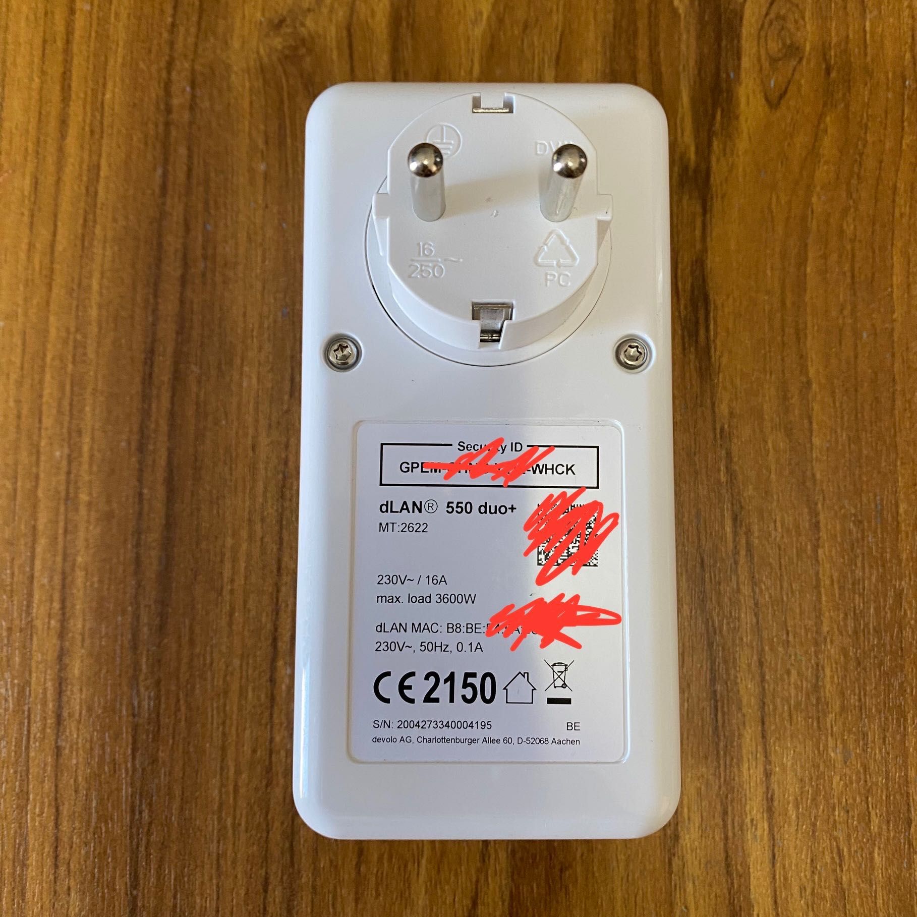 Extensor de rede Internet Devolo dLAN 550 duo+