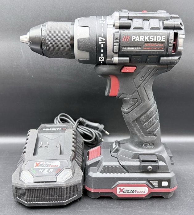 Akumulatorowa wiertarkowkrętarka 20 V PABSP 20-Li C4+Bat 2Ah+Ład