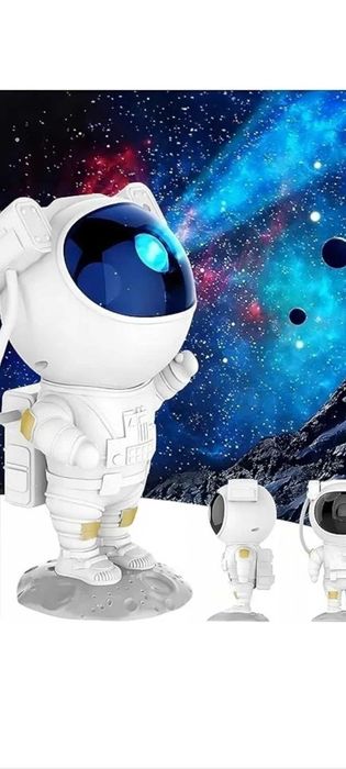 Lampka Nocna Led Projektor Gwiazd Nieba Astronauta