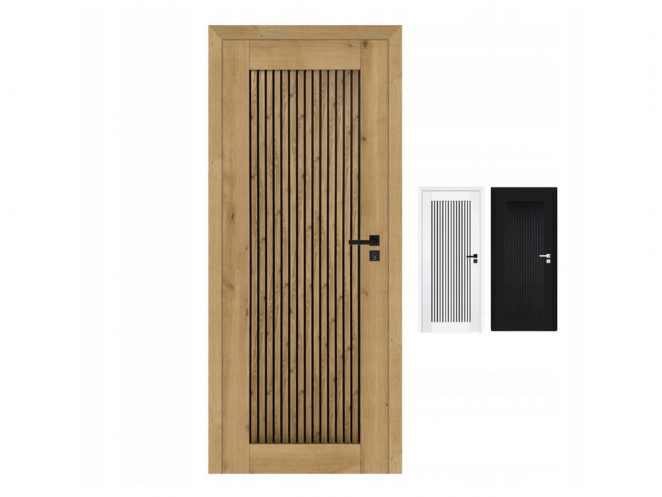 Drzwi wewnętrzne LAMELLA Windoor Loft Lamele Przylgowe Bezprzylgowe
