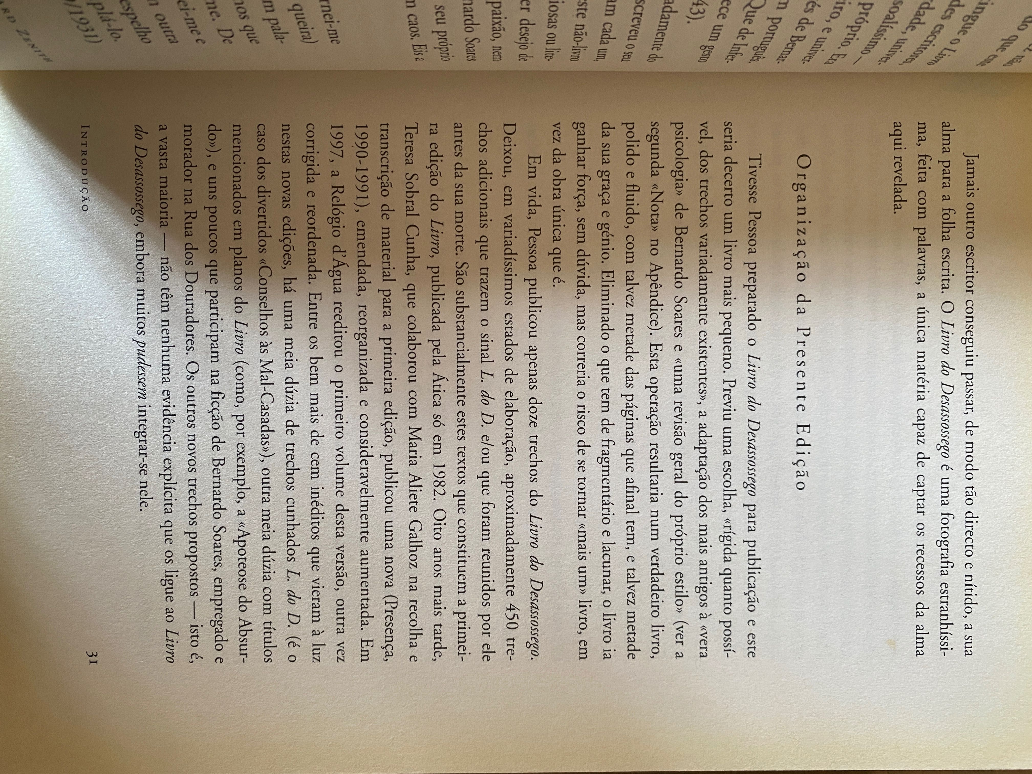 Livro do Desassossego, Fernando Pessoa