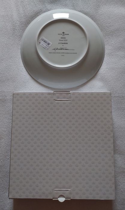 Prato "Coleção Natal" Vista Alegre, Ano 2020