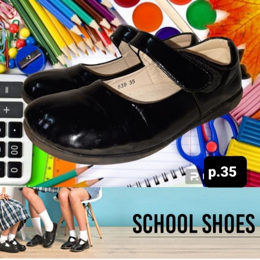 Шкільні лакові туфлі Gao shi da p 35