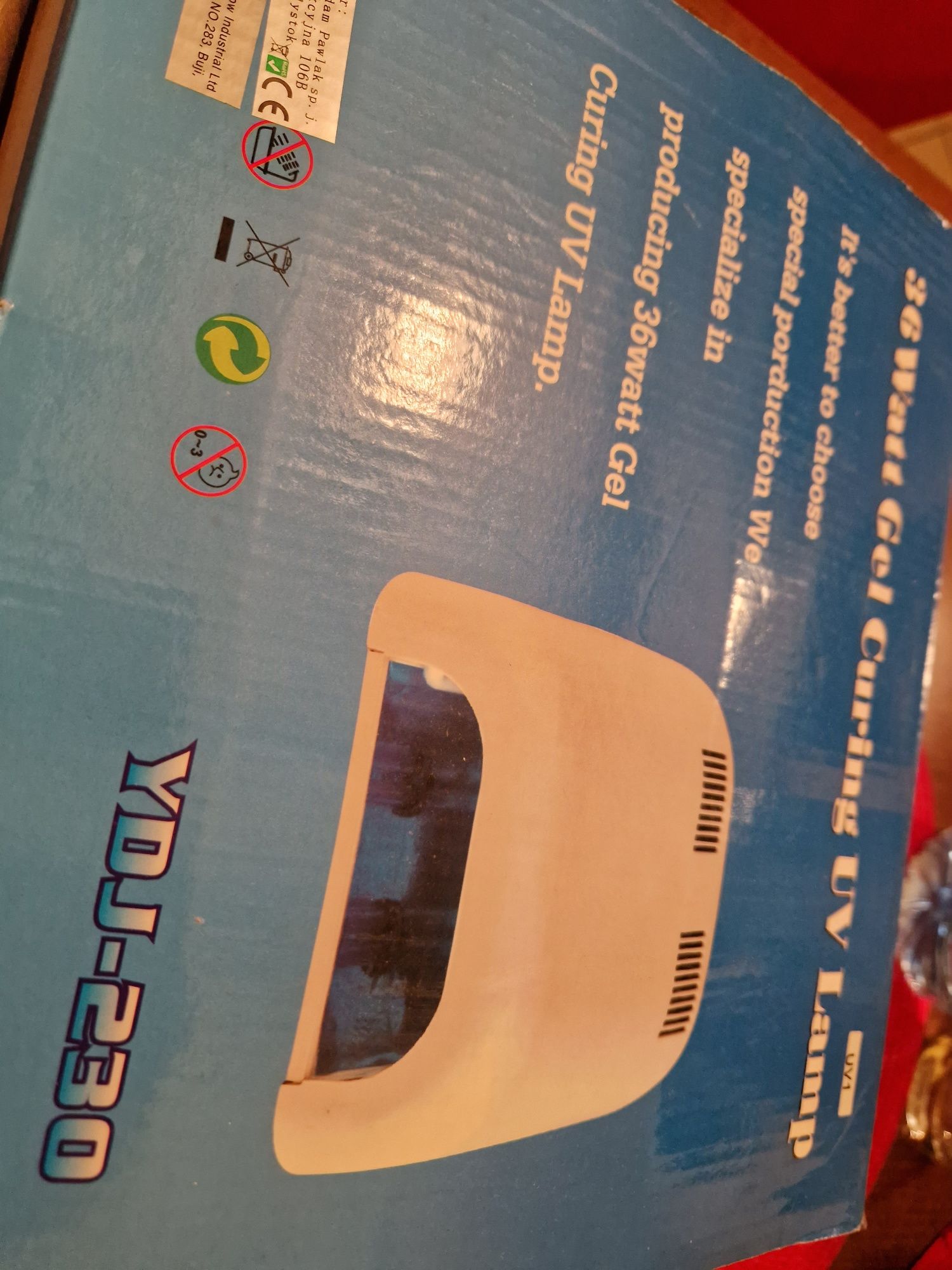 Tania LAMPA UV 36 WATT YDJ-230 hybryda manicure hybrydowy