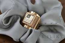 Złoty sygnet męski 14k 585 z czerwonego złota csc004r 22,5/10 Wrocław