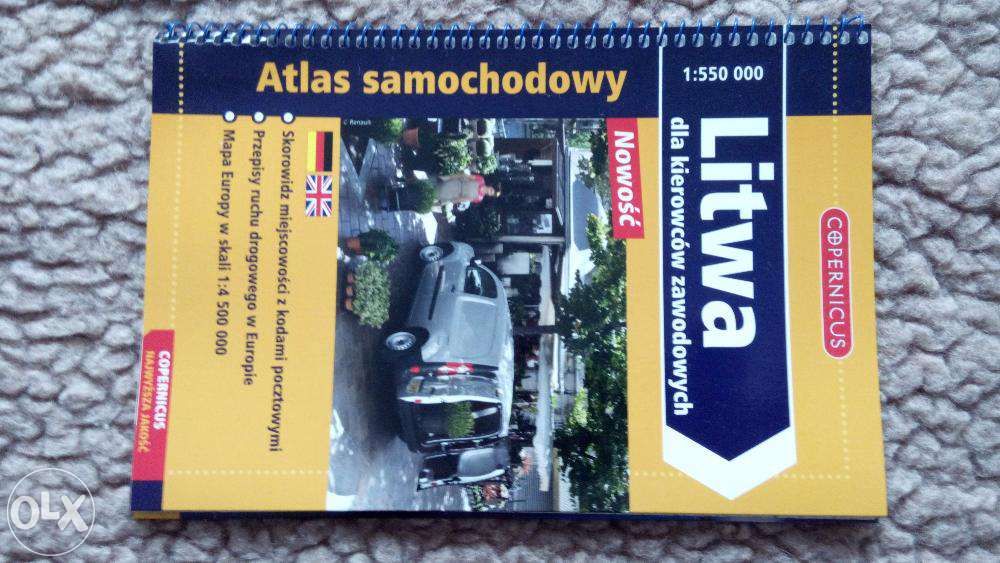 Atlas Litwa dla wybierających się w podróż i nie tylko