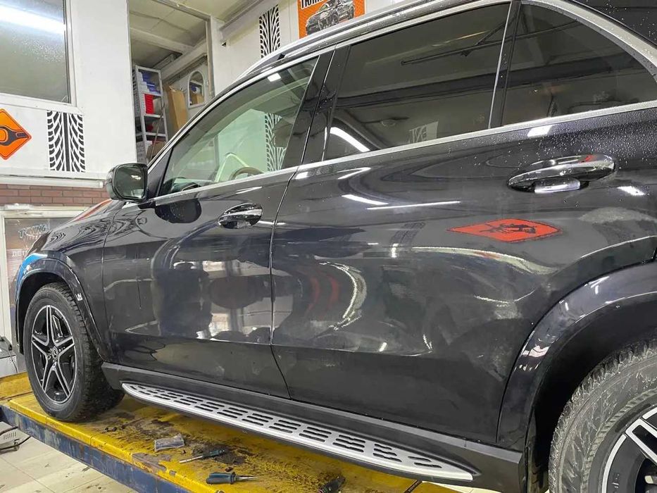 Мерседес подножки на все модели Mercedes GLE W167 w166 x166 w164 ML GL