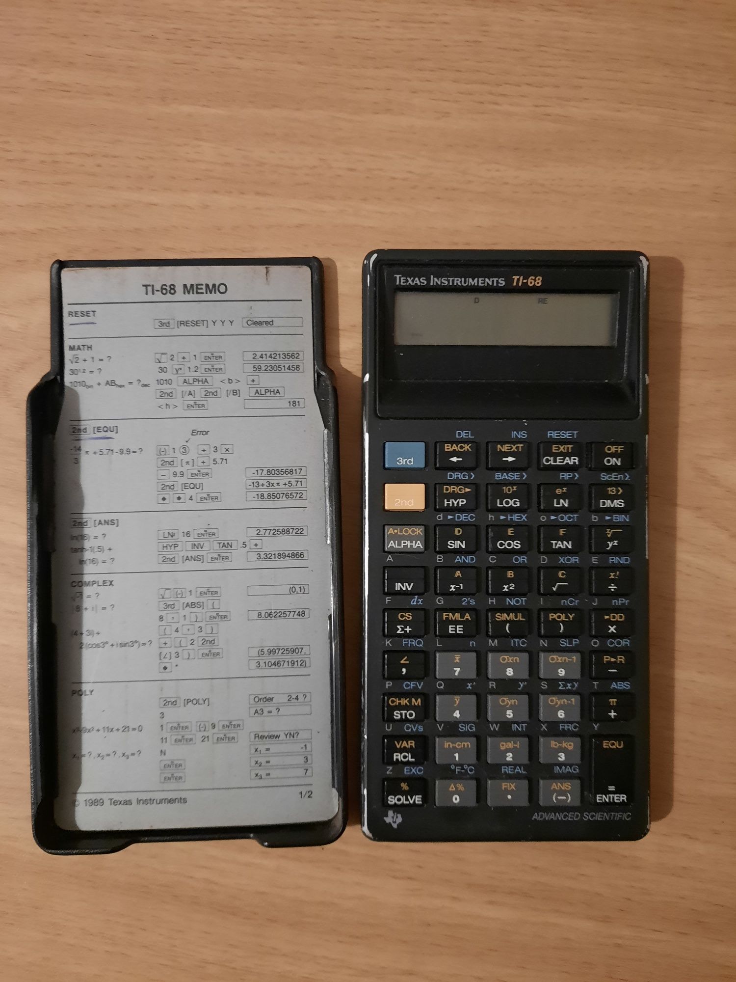 Máquina calculadora Texas Instruments