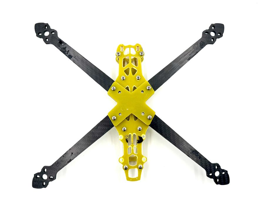 Рама 7" дюймів для дрона тестоліт+карбон fpv