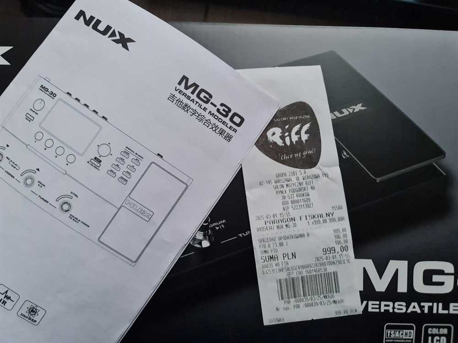 NUX MG-30 - Cyfrowy multiefekt gitarowy