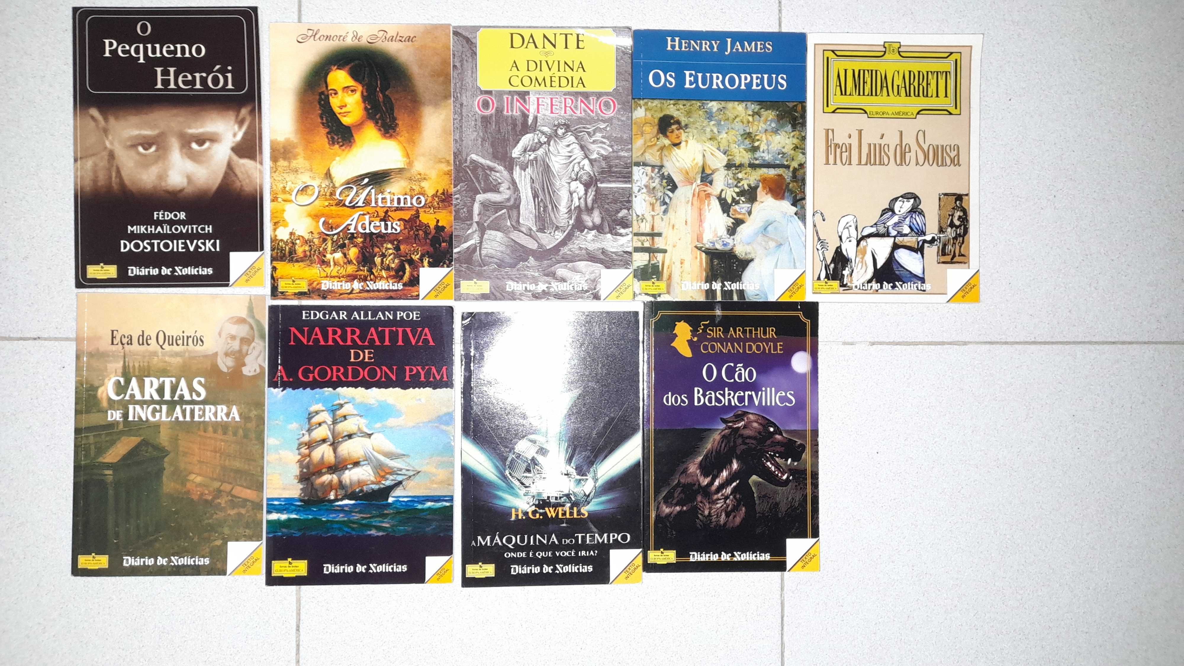 Pack 9 Livros Coleçao Diario de Noticias