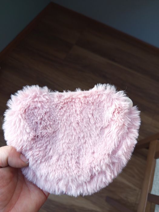 Torebka futrzana serce dziewczęca nowe bez metki