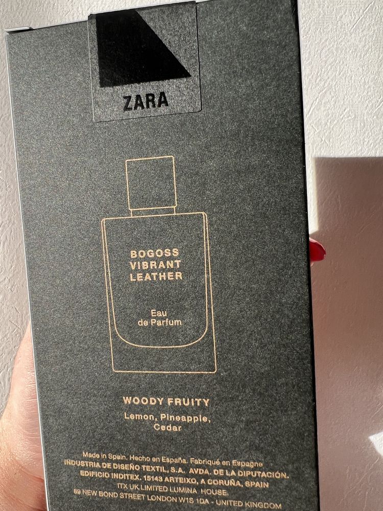 Парфуми Bogoss Vibrant Leather Zara в наявності