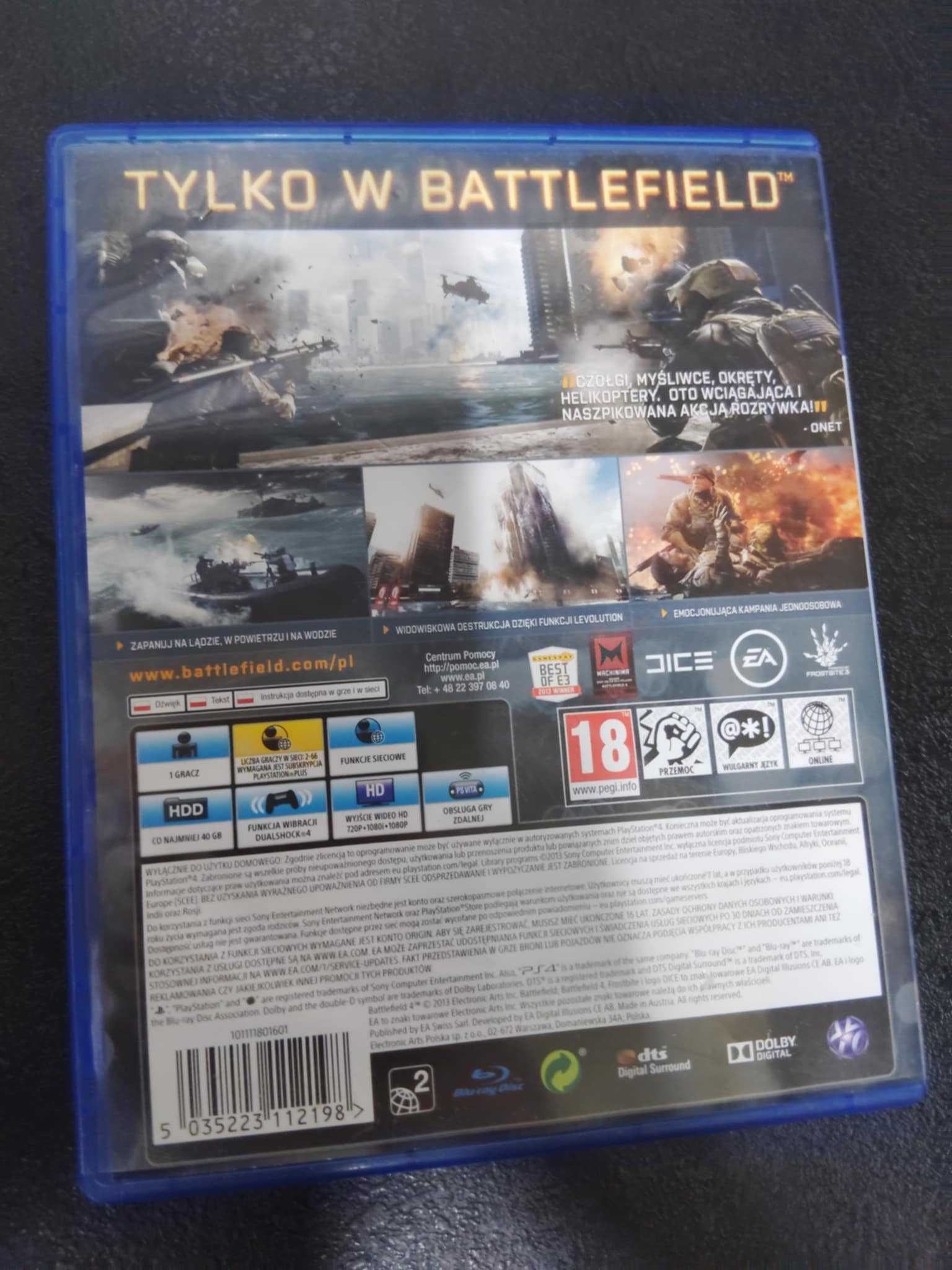 Battlefield 4 PS4 mówią po Polsku w grze ps4 i ps5