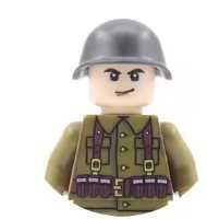 Figurka żołnierza polskiego z bronią WW2 kompatybilne z Lego, Cobi