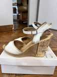 Skórzane koturny buty damskie Venetti r. 40