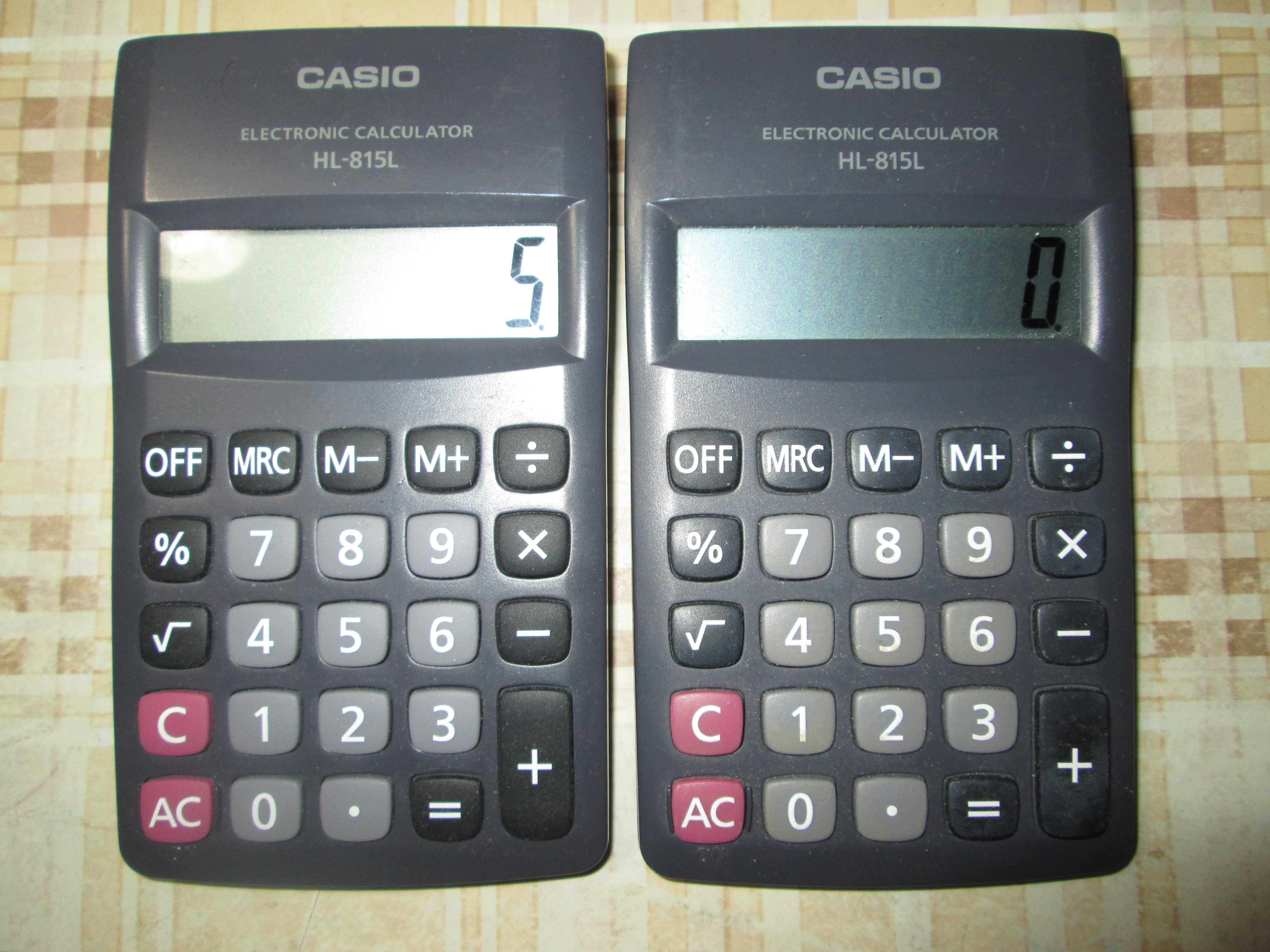 Калькулятор карманный 8р Casio HL-815L-BK большой дисплей