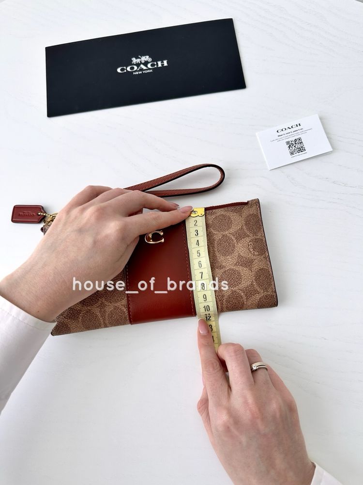 COACH Double Zip Wallet Жіночий гаманець wristlet женский кошелек коуч