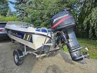 Motorowka fletcher arrowflyte z silnikiem mercury 50hp trym 2003r