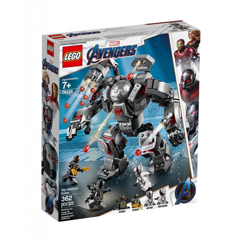 Klocki LEGO 76124 MARVEL Avengers War Machine Buster
