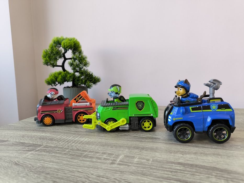 Щенячий патруль оригінал  Машинки героїв з щенятами