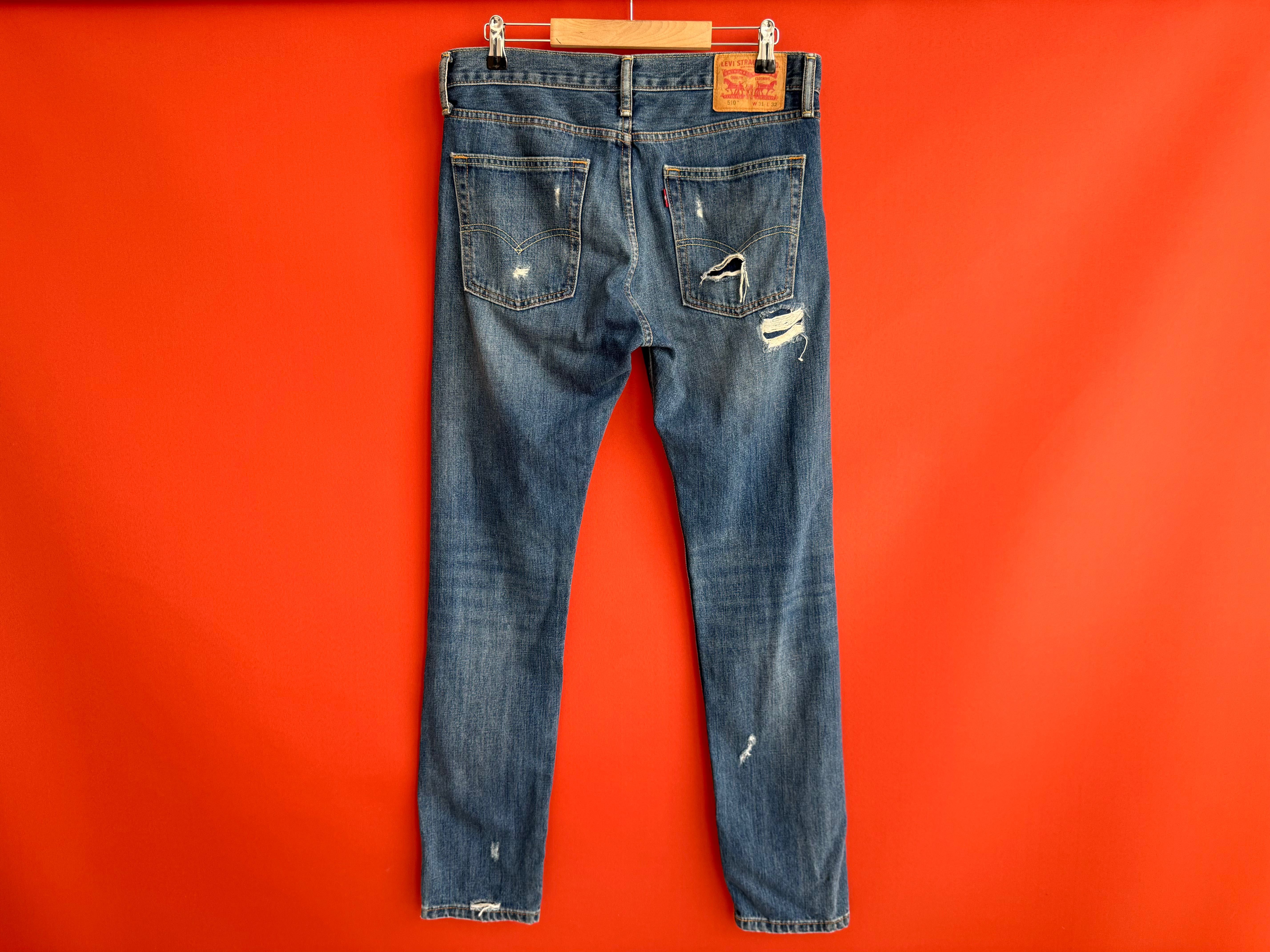 Levis Levi’s 510 оригинал мужские джинсы штаны размер 31 32 Б У